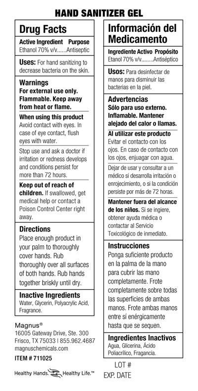 27133 1.25 Back Label (27133 711025 Hand Sanitizer Gel Clear (wf Format) 1.25 L Back Label)